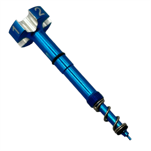 Blue CNC Pit Bike Air Fuel Mixture Screw Red Circles Motorcycles Limited