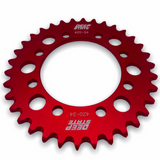 DEEP STATE 34 tooth 420 rear sprocket - Red