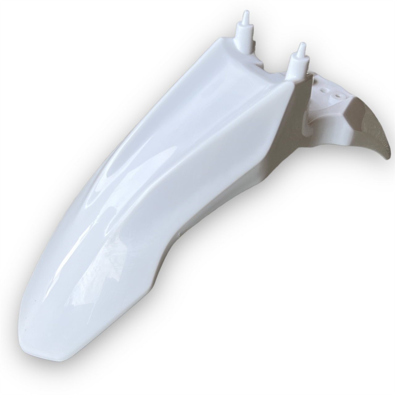 White CRF110 Pit Bike Front Fender Red Circles Motorcycles Limited