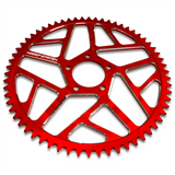 Red DEEP STATE CNC 62 Tooth Sur-Ron Rear Sprocket