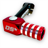 Red DEEP STATE Shorty Pit Bike Gear Lever