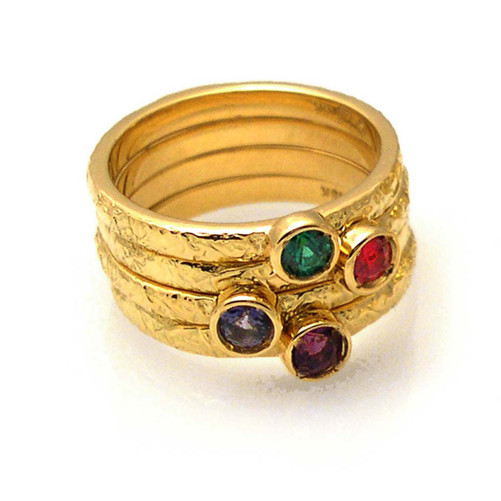 petite stackable rings
