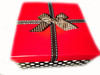 Gift wrap your order.  The gift is wrapped lovingly in a box with a ribbon and a card that contains the content of the package.  You can even add a special message!  The picture is a sample of our gift wrapping.  We reserve the right to gift wrap the items to best suit the order, time of year, and occasion.
