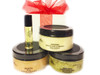 DELIGHTFUL SCENTS GIFT SET: Select your favorite scent or use this as an opportunity to sample a variety of scents. Receive one each of the following items: (1) Balancing Dead Sea Salt Scrub (8 oz) (Select one of our popular scents); (1) Nourishing Body Butter (8 oz) (Select one of our popular scents);(1) Seductive Fragrance Oil (.15ml) (Select one of our popular scents); (1) Stimulating Sugar Scrub (8 oz) (Select one of our popular scents). Customers: FOR EXTERNAL USE ONLY. Click on the images for detailed descriptions for each item included in this pack. See our other I.E. Spa Indulgences Gift Sets. Although natural and organic ingredients are used, it is possible for customers with sensitive skin or allergies to have a reaction to scents or nut butters used. Always do a skin test on the inside of your forearm to ensure you do not have an adverse reaction to the product. DELIGHTFUL SCENTS GIFT SET: Select your favorite scent or use this as an opportunity to sample a variety of scents. Receive one each of the following items: (1) Balancing Dead Sea Salt Scrub (8 oz) (Select one of our popular scents); (1) Nourishing Body Butter (8 oz) (Select one of our popular scents);(1) Seductive Fragrance Oil (.15ml) (Select one of our popular scents); (1) Stimulating Sugar Scrub (8 oz) (Select one of our popular scents). Customers: FOR EXTERNAL USE ONLY. Click on the images for detailed descriptions for each item included in this pack. See our other I.E. Spa Indulgences Gift Sets. Although natural and organic ingredients are used, it is possible for customers with sensitive skin or allergies to have a reaction to scents or nut butters used. Always do a skin test on the inside of your forearm to ensure you do not have an adverse reaction to the product.