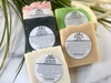 HANDMADE SOAPS: Our all natural soap is made with love. We chose organic ingredients that are balanced for their cleansing and moisturizing properties. This variety pack features a combination of hot-processed and cold-processed soaps that are in a unique block, circle, or design; each bar is slightly different. We assembled a combination of soaps so you can explore the variety of options available to you in our soap collection. Directions: Wet a wash cloth and rub soap together until it lathers, then apply to your body for a clean, moisturizing, and refreshing aroma. FOR EXTERNAL USE ONLY. Some of our Ingredients include: organic unrefined coconut oil, pure olive oil, organic palm oil, pure castor oil, organic cocoa butter, distilled water, sodium hydroxide (lye), fragrance oils, essential oils, color micas, shea butter, apricot kernel oil, palm oil, avocado oil, neem seed oil, goats milk, butter milk, beer, pure cacao, oatmeal, lavender petals, chamomile flakes, crushed almonds, green tea powder, green tea leaves, and seaweed powder Size: 3.5-4.5 oz depending upon the cut of the soap. Customers: Pregnant women should consult their physician before using any products containing certain essential oils. These are natural soaps, which are cured a minimum of two-six weeks before they are sold. Also see our large soaps. The soaps are beautifully packaged. For a lasting bar, keep in a dry cool place. Do not leave sitting in water. Made in Yonkers, NY HANDMADE SOAPS: Our all natural soap is made with love. We chose organic ingredients that are balanced for their cleansing and moisturizing properties. This variety pack features a combination of hot-processed and cold-processed soaps that are in a unique block, circle, or design; each bar is slightly different. We assembled a combination of soaps so you can explore the variety of options available to you in our soap collection. Directions: Wet a wash cloth and rub soap together until it lathers, then apply to your body for a clean, moisturizing, and refreshing aroma. FOR EXTERNAL USE ONLY. Some of our Ingredients include: organic unrefined coconut oil, pure olive oil, organic palm oil, pure castor oil, organic cocoa butter, distilled water, sodium hydroxide (lye), fragrance oils, essential oils, color micas, shea butter, apricot kernel oil, palm oil, avocado oil, neem seed oil, goats milk, butter milk, beer, pure cacao, oatmeal, lavender petals, chamomile flakes, crushed almonds, green tea powder, green tea leaves, and seaweed powder Size: 3.5-4.5 oz depending upon the cut of the soap. Customers: Pregnant women should consult their physician before using any products containing certain essential oils. These are natural soaps, which are cured a minimum of two-six weeks before they are sold. Also see our large soaps. The soaps are beautifully packaged. For a lasting bar, keep in a dry cool place. Do not leave sitting in water. Made in Yonkers, NY