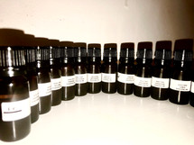 Explore the array of our pure essential oils; commonly derived from the distillation of a plant, cold pressing or absolute oil extraction. We sourced our essential oils from wholesalers that guarantee they are 100% pure, natural, and of the highest quality for aromatherapy use. Select the appropriate essential oil for your pleasure: relaxing, stimulating, therapeutic.

While essential oils are known to be used for a number of different purposes, they are not intended to diagnose, prevent, cure, or treat any condition or disease. Prior to using essential oils, anyone under the care of a medical professional (including pregnant women) should consult them for the appropriate diagnosis, treatment, and use.  Keep out of reach of children.  Keep in a dark, cool place away from heat.  Dilute if using on skin.  If skin becomes irritated, discontinue use. 

Directions:  Use essential oil as aromatherapy in a diffuser or an oil/wax melt; depending upon the size use, 1-5 drops.  Dilute in a carrier oil, creams, water, or bath salt/gel, to a solution of 1% to 3% -- of the essential oil.  FOR EXTERNAL USE ONLY.

Size:  5 ml.

Customers:  Custom blends are available upon request.