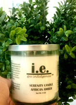 Our fragrant candles—when lit—provide a scintillating aroma while setting the mood for a relaxing environment that is perfect for relieving stress after a long day, enjoying a quiet moment, meditating, or while enjoying a soothing bath.  Each candle is made in the natural color without any embellishment, unless otherwise indicated by your selections. 

Directions:  Carefully light the wick of the candle with a match or a lighter.  Allow candle to burn to the edges of the candle for a continuous even burn.  Cut the wick down (between burns) to less than a half of an inch to keep the flame low.  Always trim the wick prior to re-lighting the candle.  
Ingredients:  Each candle is made with soy wax and essential oils/fragrance oils.  Some candles may have vegetable wax, beeswax, additive coloring and embellishments such as sea shells and waterfall rocks.

Size:  9 oz. glass jars in a variety of fragrances.  Lid covers may vary between black, silver (pictured), and clear glass.   Also available in 16 oz. (link here)
Customers:  Candles should only be burned for up-to two hours at a time.  Trim the wick prior to re-lighting the candle.  Burn on heat-resistant surfaces.

CAUTION:  Always use caution when lighting a candle.  DO NOT keep candles lit that are unattended.  Keep out of reach of children and away from pets.  Keep away from items that may catch fire.  Keep clear of drafty areas. 
