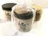 MEDITATING BATH SOAK:  Meditate in a nice warm detoxing bath.  Relax and renew your spirit by lighting a Serenity Scented Candle and turning on your favorite smooth jazz or spa CD.  FOR EXTERNAL USE ONLY.  Ingredients:  Made with a salt blend of dead sea salt, dendritic salt, european spa salt, pink himalayan salt, and epsom salt, kaolin clay, tea leaves, vitamin E, and essential oils.  Size:  Available in 8 oz. (227) or 16 oz. (454 g).  The tea floating in the bathtub provides a nice aroma and soothing properties to the skin.