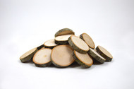 Natural Bark Wood Craft Slices Small 30 Pcs 2"-3"