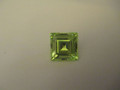 Natural Peridot 6mm Princess Cut Wholesale Lot of 3 Stones