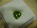 Natural Peridot Heart Wholesale Lot of 10 Stones 4mm