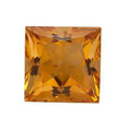 Natural Citrine Princess Cut Lot of 10 Stones AAA Quality 4mm