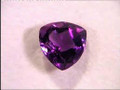 Natural Amethyst 4mm Trillion Wholesale Lot of 10 Stones