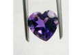Natural Amethyst 6mm Heart Shape Wholesale Lot of 5 Stones