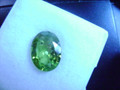 Natural Peridot Oval 6.86ct  14mm x 11mm #EB1059
