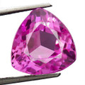Lab Pink Sapphire  10mm Trillion Cut Lot of 5 Stones