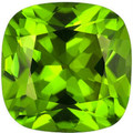 Natural Peridot 6mm Cushion Cut Wholesale Lot of 1 Stone