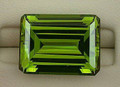 Natural Peridot 8mm x 6mm Emerald Cut Wholesale Lot of 1 Stone