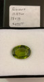 Natural Peridot  11.87ct  Oval 18mm x 13mm #PG4379