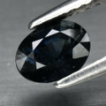 Natural Blue Sapphire Certified Oval 5.84mm x 4.64mm  .9ct  UNHEATED #PG4949