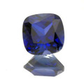 Lab Grown Blue Sapphire  10mm Cushion Cut Lot of 1 Stone