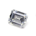 Cubic Zirconia  8mm x 6mm Emerald Cut  Wholesale Lot of 1 Stone