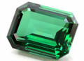 Lab Grown Emerald  8mm x 6mm Emerald Cut Lot of 1 Stone