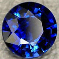 Lab Grown Blue Sapphire  14mm Round Lot of 1 Stone