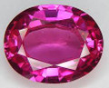 Lab Grown Pink Sapphire  20mm x 15mm Oval Lot of 1 Stone