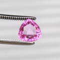 Lab Grown Pink Sapphire  6mm Trillion Cut Lot of 1 Stone