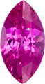 Lab Grown Pink Sapphire  16mm x 8mm Marquise Lot of 4 Stones
