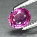 Natural Pink Sapphire Oval 5.58mm x 4.77mm  .65ct Certificate  #PG5193