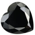 Natural Black Spinel Heart 4mm Wholesale Lot of 15 Stones