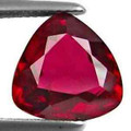 Lab Grown Ruby 12mm Trillion Lot of 2 Stones