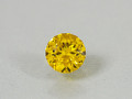 Lab Grown Yellow Sapphire  9mm Round Lot of 2 Stones
