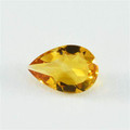 Lab Grown Yellow Sapphire  9mm x 6mm Pear Lot of 5 Stones