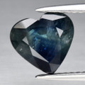 Natural Green-Blue Sapphire 8.3mm x 8mm Heart 1.89ct #PG6149