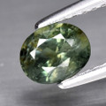 Natural Green Sapphire Oval 6mm x 4.7mm  .87ct UNHEATED #PG6192