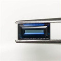 Lab Grown Blue Sapphire  4mm x 2mm Baguette Lot of 10 Stones