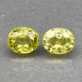 Natural Mali Garnet 5mm x 4mm Oval Pair 1.12ct TW#PG6403