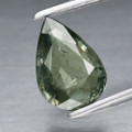 Natural Green Sapphire Pear 9.7mm x 6.7mm 1.63ct #PG6410