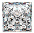 Moissanite 4mm Princess Cut VVS D Color Lot of 1 Stone
