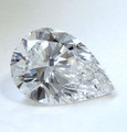Moissanite 7mm x 5mm Pear Shape VVS D Color Lot of 1 Stone