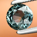 Blue Green Sapphire 5mm Round .69ct Unheated #AC