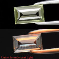 Zultanite Full Color Change 6.2mm x 3.5mm Baguetter .42ct #AC0017