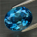 London Blue Topaz 7x5 Oval Lot of 5 Gems