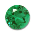 Lab Emerald 1mm Round Lot of 10