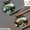 Russian Alexandrite with Cert 4.84mm x 4.42mm Oval NO Heat .56ct #AC0104