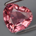 Natural Pink Tourmaline 7mm x 6.7mm Heart .97ct #NL0003