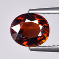 Natural Orange Tourmaline 7mm x 6mm Oval 1.07ct #NL0010